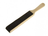 Деревянная ручка с кожей 327х40х21мм для правки инструмента (правило)