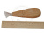 Нож-флажок, для резьбы по дереву T3, 30мм BearCraft