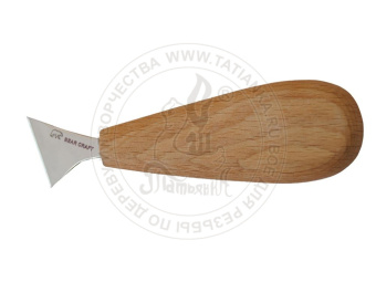 Нож-флажок, для резьбы по дереву T3, 30мм BearCraft